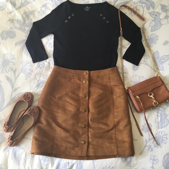 old navy button front skirt